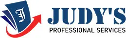 A blue and white logo for juries professional services.